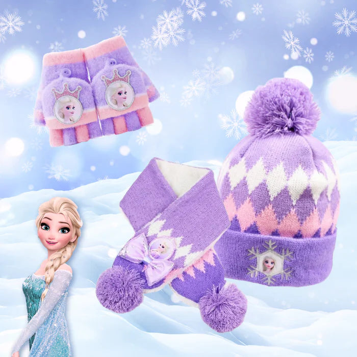 Cozy Winter Trio: Hat, Scarf & Gloves